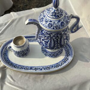 Kashmiri Samovar + Cup + Tray